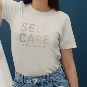 Camiseta Cuidado Pessoal, Tipografia Aconchegante, Estética