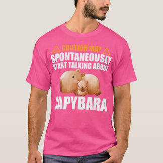 Camiseta Cuidado Pode Começar A Falar Sobre Captura Esponta