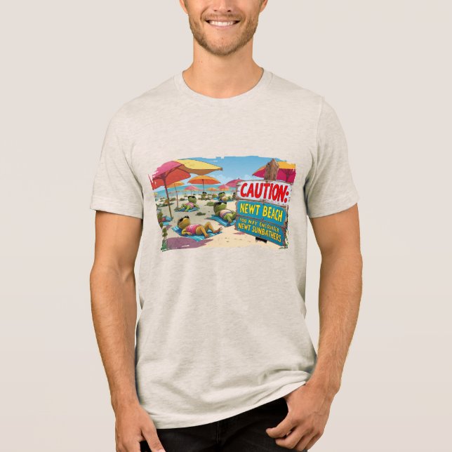 Camiseta Cuidado: Praia do Tritão (Frente)