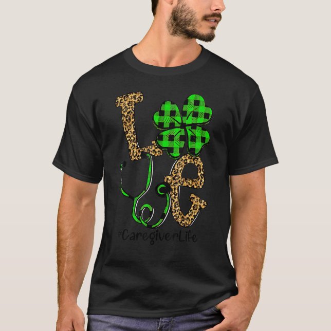 Camiseta Cuidador da vida ama Patrick Day (Frente)