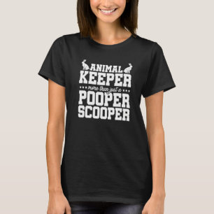 Camiseta Cuidador de Animais Mais do que Apenas um Limpador
