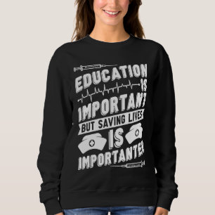 Camiseta Cuidador de Batimento Cardíaco de Enfermagem Emerg