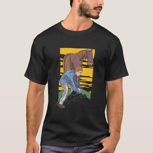 Camiseta Cuidador de cavalos (Frente)