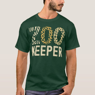Camiseta Cuidador de Zoológico Animais Safari - moderno