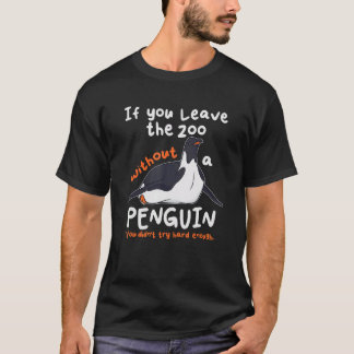 Camiseta Cuidador de Zoológico Zoólogo Se Você Deixar o Zoo