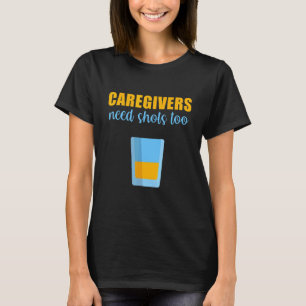 Camiseta Cuidadores Masculinos Também Precisam de Vacinas E