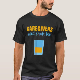 Camiseta Cuidadores Masculinos Também Precisam de Vacinas E