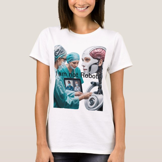 Camiseta "Cuidados de Saúde Futuros: Intercalando Mentes e  (Frente)