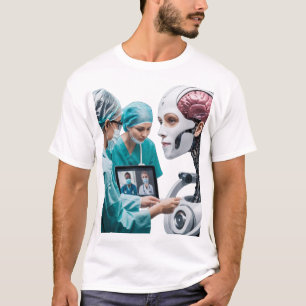 Camiseta "Cuidados de Saúde Futuros: Intercalando Mentes e 
