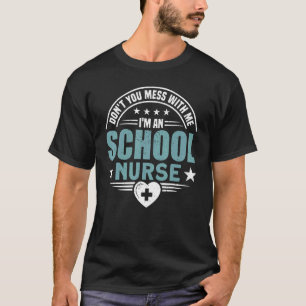 Camiseta Cuidados de saúde não estragam comigo, enfermeira.
