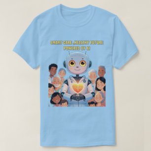 Camiseta Cuidados Inteligentes, Vida Feliz