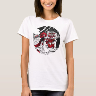 Camiseta Cuidados Musicais com Enfermeira Noturna Mulheres