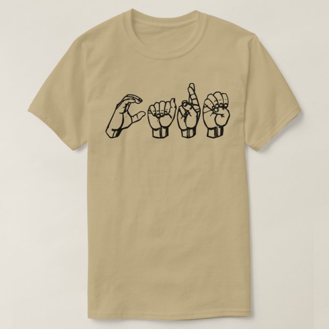 Camiseta Cuidados na ASL (Frente do Design)