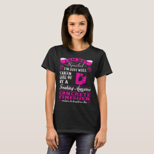 Camiseta Cuidados Não Irritados Com Finalizador De Concret