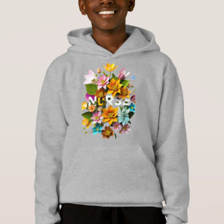 Camiseta Cuidados Sangrentos - Homenagem Floral às Enfermei