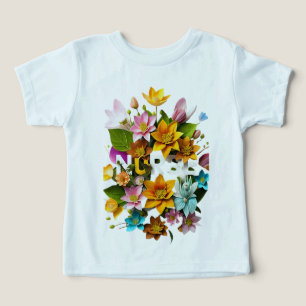Camiseta Cuidados Sangrentos - Homenagem Floral às Enfermei