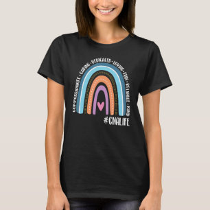 Camiseta Cuidadoso Amoroso Atencioso CNA Trabalhador de Saú