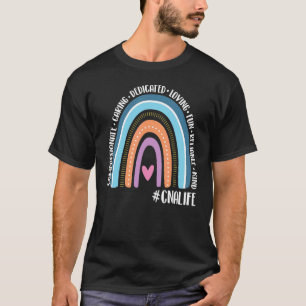 Camiseta Cuidadoso Amoroso Atencioso CNA Trabalhador de Saú