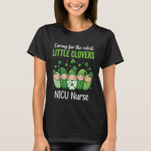 Camiseta Cuidando das Trevos Mais Fofas Enfermeira da UTI N