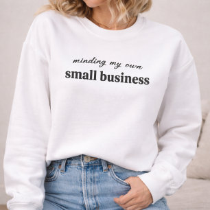 Camiseta Cuidando do meu próprio Negócio Pequeno Proprietár