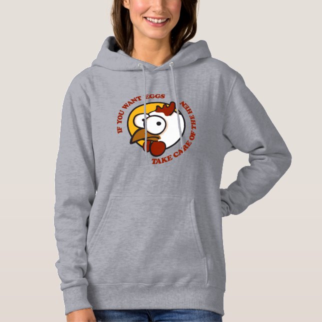Camiseta Cuidar da galinha 1 (Frente)