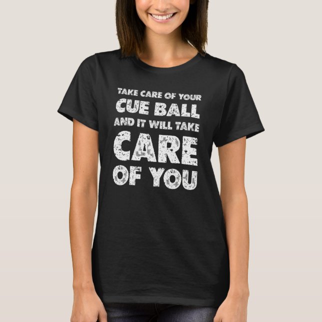 Camiseta Cuidar Da Sua Bola Cue E Cuidará (Frente)