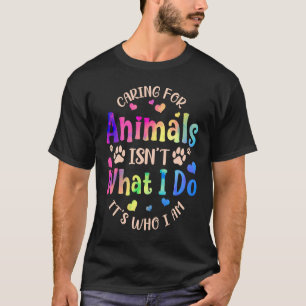 Camiseta Cuidar dos animais não é o que eu faço.
