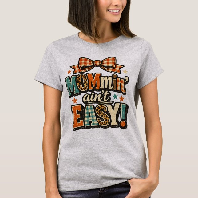 Camiseta Cuidar dos Filhos Não É Fácil Vida de Mãe Retrô Gr (Frente)