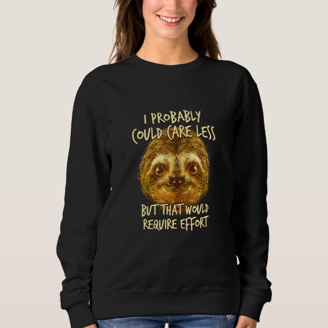 Camiseta Cuidar Menos Exigiria Esforço Lama Meme Lloth (Frente)