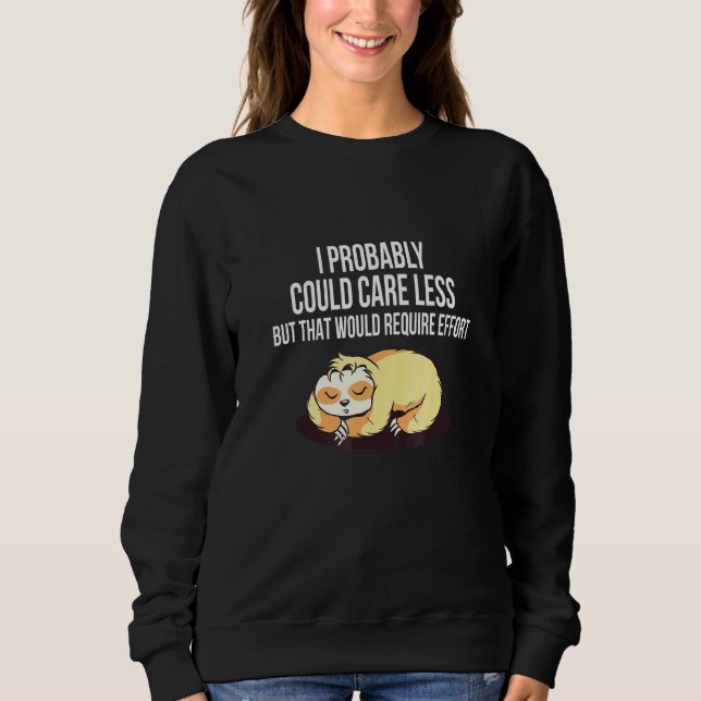 Camiseta Cuidar Menos Exigiria Esforço Lama Meme Lloth (Frente)