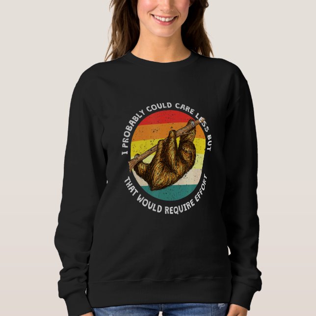 Camiseta Cuidar Menos Exigiria Esforço Lama Meme Lloth (Frente)