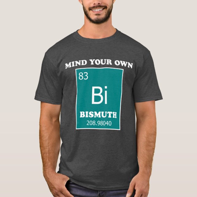 Camiseta Cuide da Sua Bismuto (Frente)