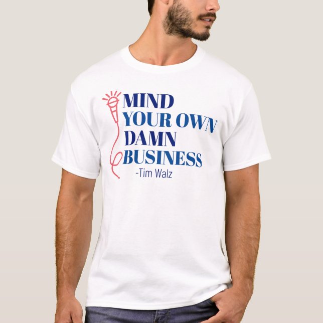 Camiseta Cuide da sua empresa (Frente)