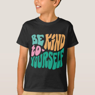 Camiseta Cuide de Si Mensagem Positiva Auto Cuidado Mental