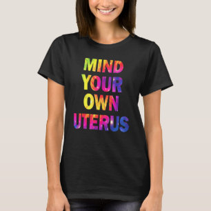 Camiseta Cuide do Seu Útero Direito das Mulheres Feminista