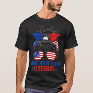 Camiseta Cuide do seu útero Meu Corpo Minha Escolha Mulhere