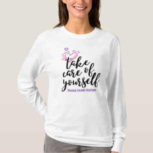 Camiseta Cuide-se, questões de saúde mental