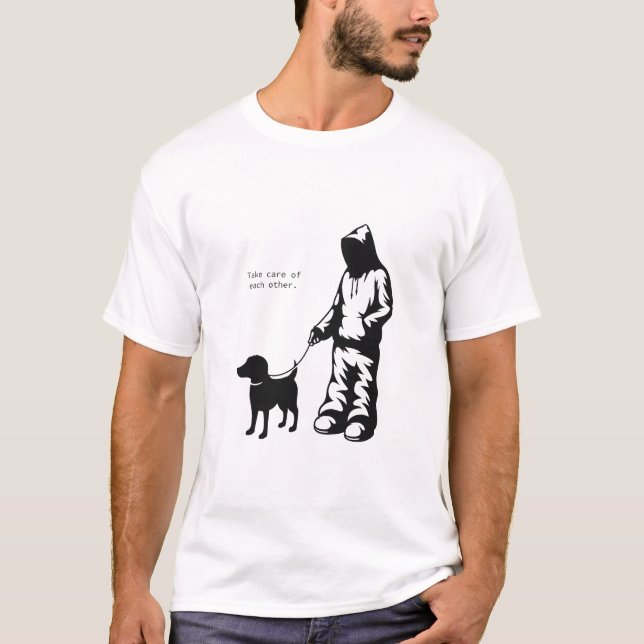Camiseta "Cuide-Se Um Do Outro" (Frente)