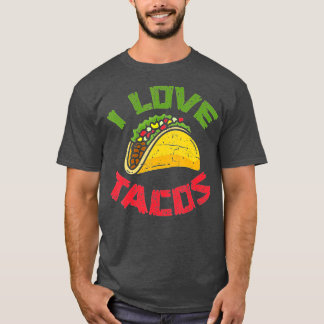 Camiseta Cuisine Mexicana Eu Adoro Tacos Foodie México Taco