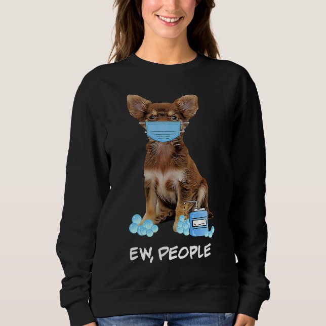 Camiseta Cujo Chihuahua Veste Máscara De Rosto Ew (Frente)