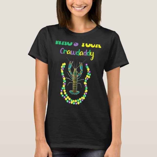 Camiseta Cujo Crawaddy Crawfish Jester Miçanga Cores M (Frente)