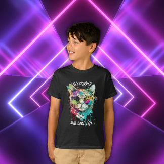 Camiseta Cujo nome personalizado é um Legal óculos escuros