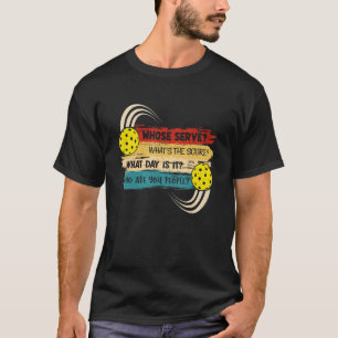 Camiseta Cujo servidor avalia o que é picleball no dia