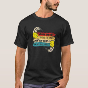 Camiseta Cujo servidor avalia o que é picleball no dia