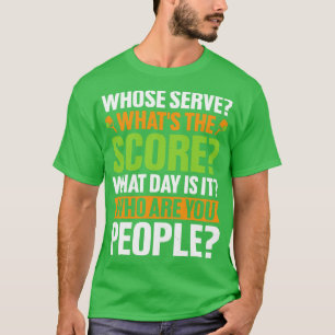 Camiseta Cujo Servidor É O Que A Pickleball De Ponta Sobrev