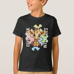 Camiseta Cuki affirmációk SNI Zsiráf egípcio