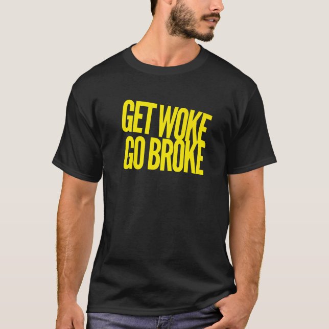 Camiseta Cul de Cancelamento de Voz Sem Voz Anti-Woke Get W (Frente)