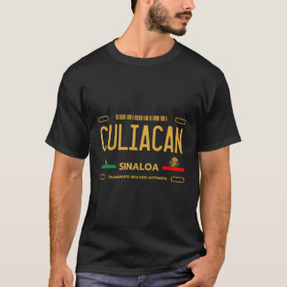 Camiseta Culiacan Sinaloa Licença Plate Aestético Culiacan