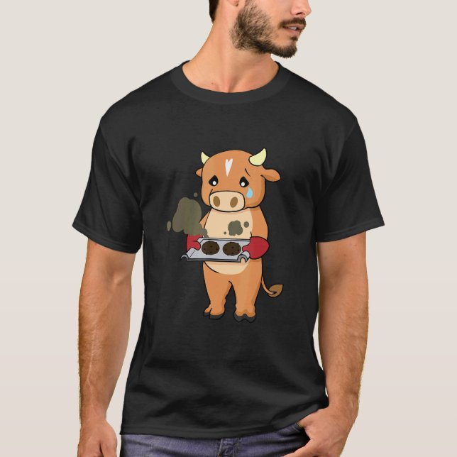 Camiseta Culinária de Bolo Errada Cozinheiro Chef Culinária (Frente)