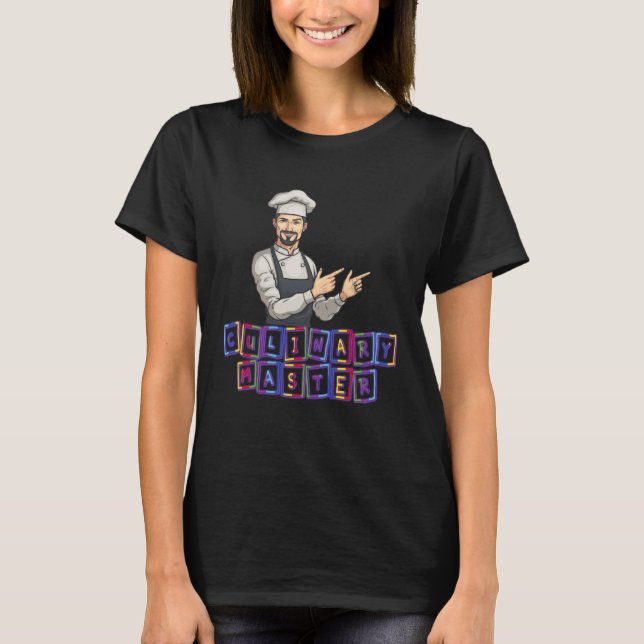 Camiseta Culinary Master Chef Saying (Frente)